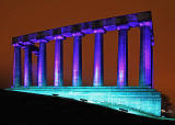 Photo taken at Calton Hill on the evening of the Torchlight Procession  -  December 30, 2011