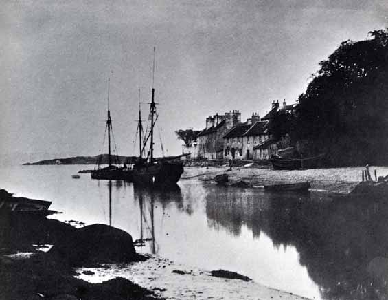 Cramond and old boats - photograph possibly taken by JCH Balmain