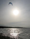 Kitesurfing between Cramond and Silverknowes - July 2009