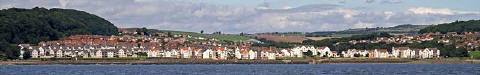 Dalgety Bay  -  View from the Firth of Forth  -  Panorama