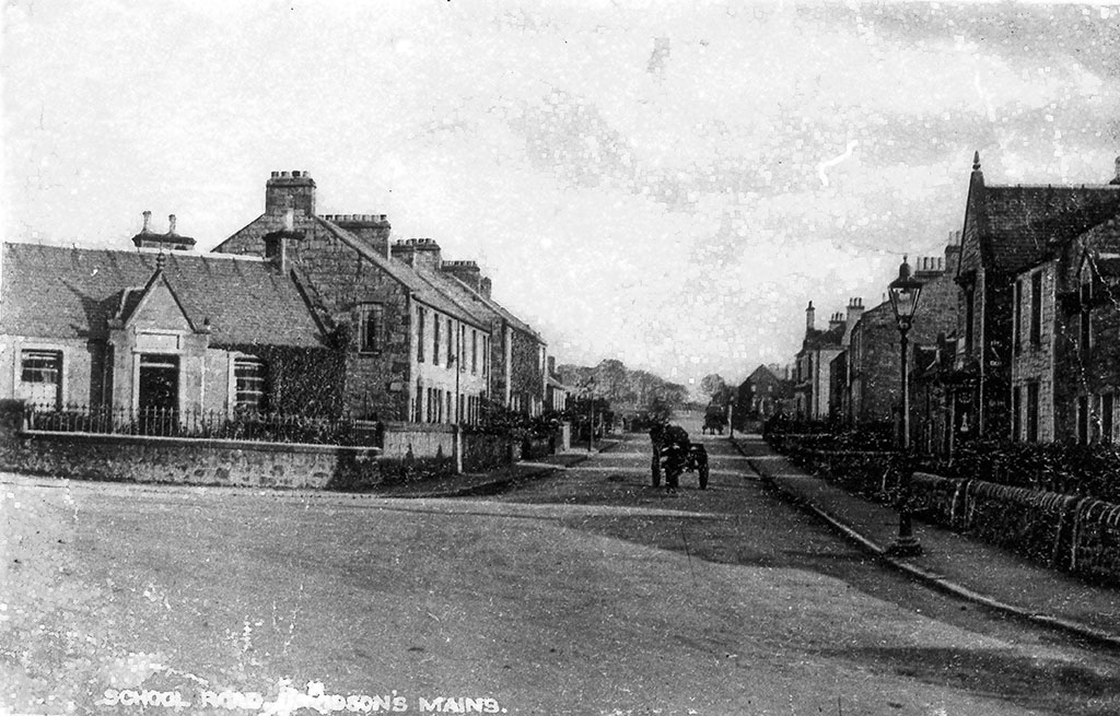 Davidson's Mains, School Road  -  1910
