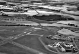 Aerial View of Edinburgh Airport and the A9, taken in 1966