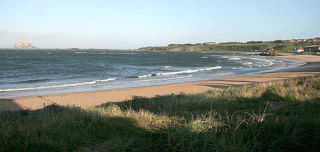 View to the east from Broad Sands, North Berwick