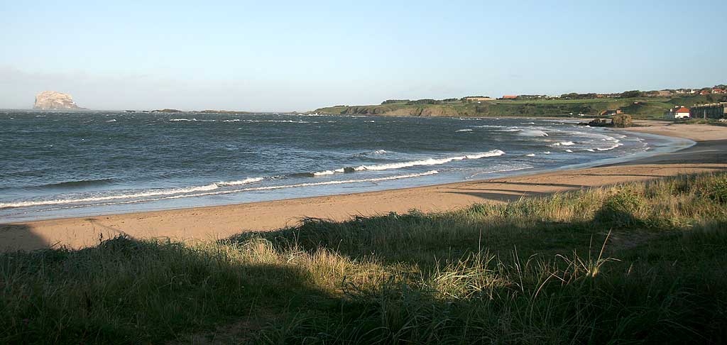 View to the east from Broad Sands, North Berwick