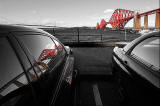 Reflections of the Forth Bridge (in a car parked at Queensferry) -  October 29, 2013