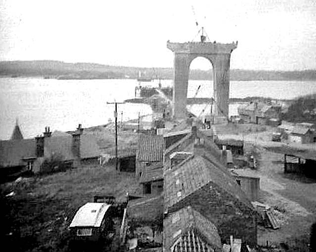 Building the Forth Road Bridge - North Queensferry  -  1960-64
