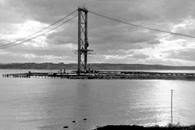 Building the Forth Road Bridge - North Queensferry  -  1960-64