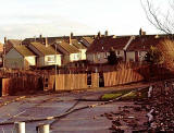 Gilmerton houses, hit by subsidence November/December 2000