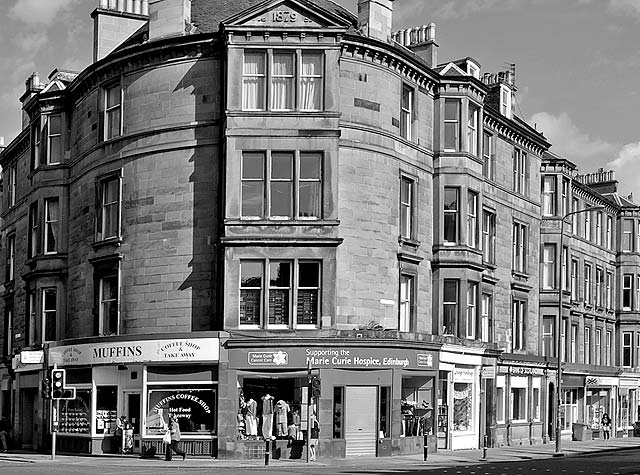 Goldenacre  -  The corner of Ferry Road and Inverleith Row