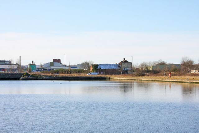 Photograph looking across Grangemouth Docks, 2009