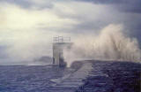 Granton Eastern Breakwater storm, November 1976