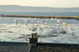 Looking to Granton Eastern Harbour from Middle Pier  -  6 Jul;y 2004