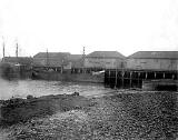 Looking from the shore of Granton Western Harbour towards Granton Middle Pier  -  c. 1938