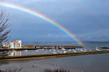 Rainbow at Granton Harbour  -  Photo taken April 14, 2012