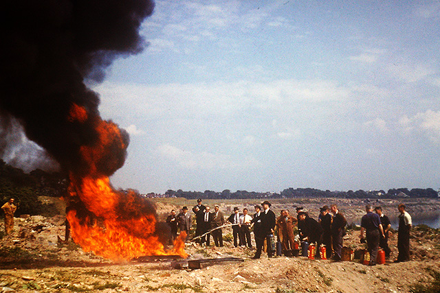 Fire Training beside the Firth of Forth, 1960-62