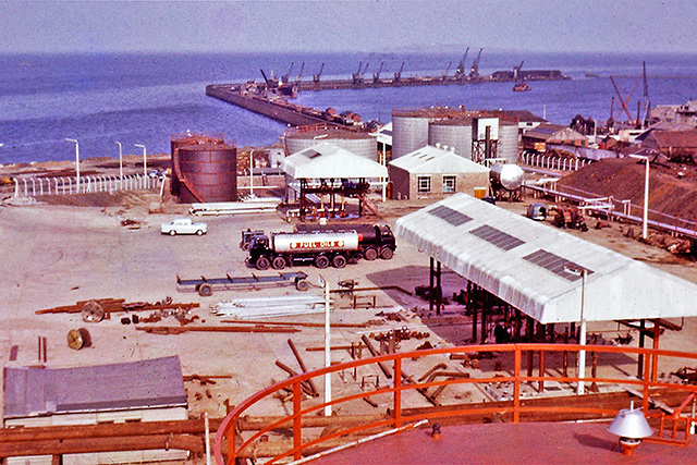 Regent Oil Terminal and Granton Western Breakwater, 1960-62