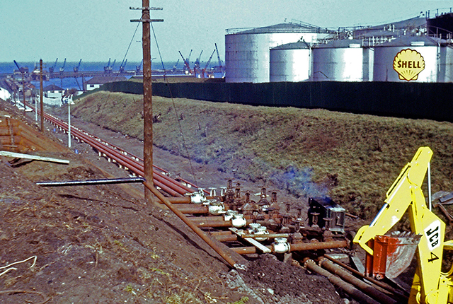 Tanks at Regent Oil Terminal, 1960-62
