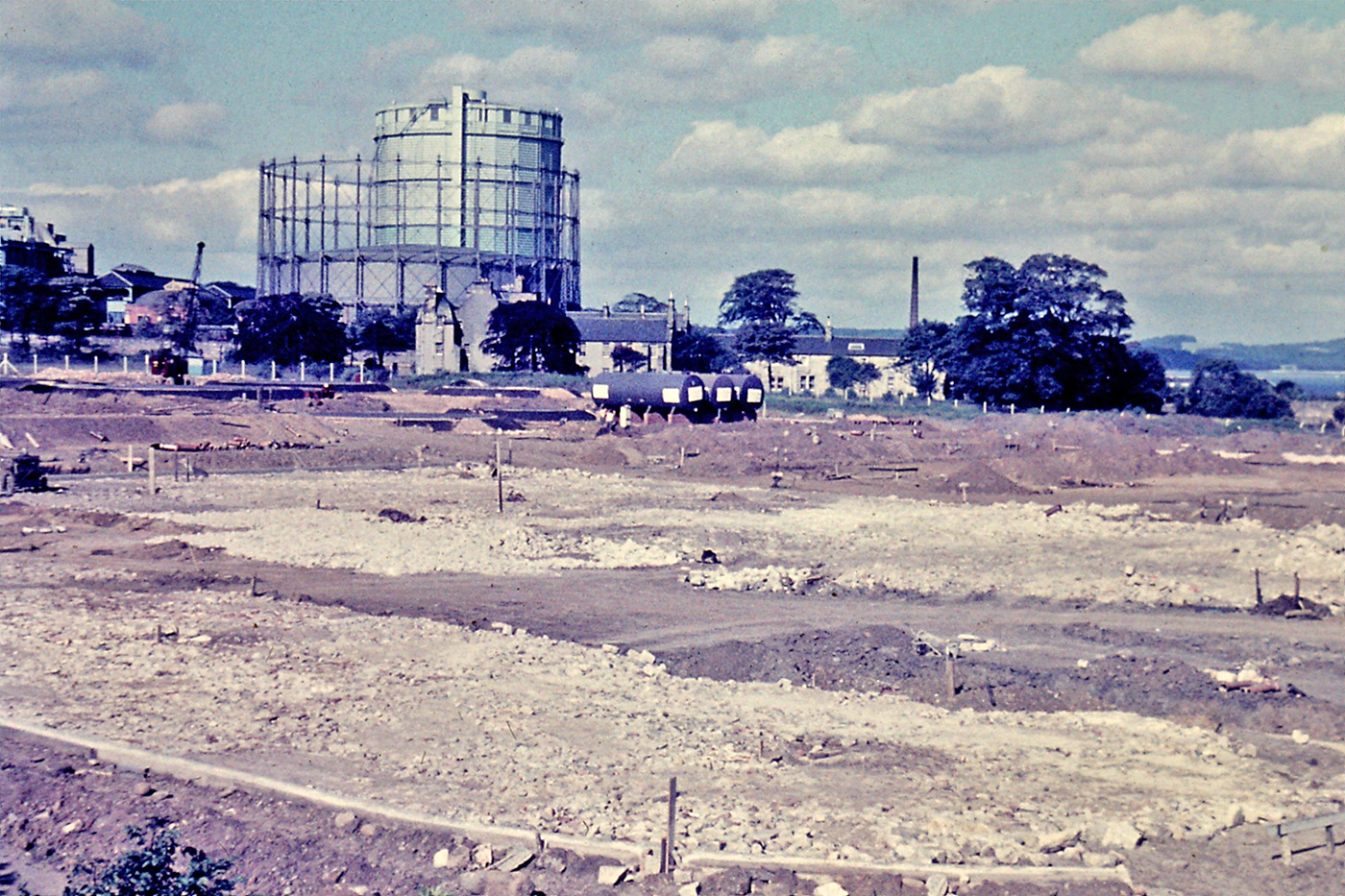 Granton Gas Works to the west of Granton Harbour, 1960-62