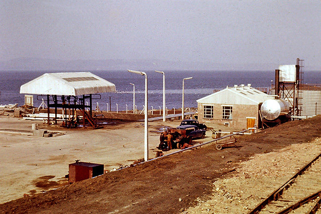 Regent Oil Terminal under construction, 1960-62