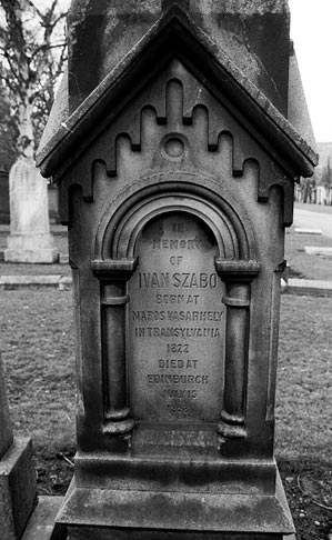 Ivan Sjabo's Gravestone at The Grange Cemetery, Edinburgh