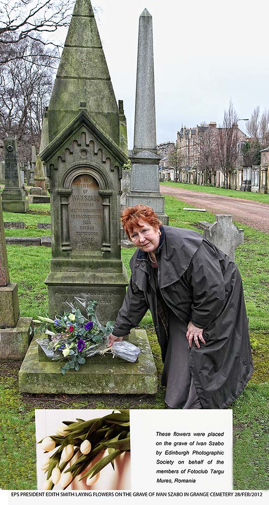 Ivan Szabo's Gravestone at The Grange Cemetery, Edinburgh