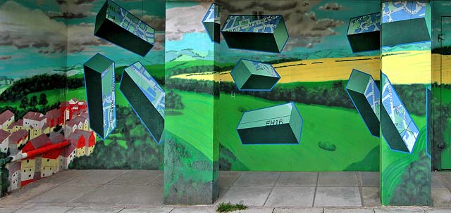 Artwork at Wauchope House, zoom-in - 2011