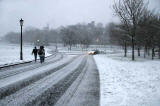 Queen's Drive  -  Approaching St Leonard's from the west  -  January 2008