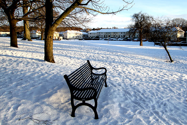 Inch Park Bench and View to Glenallan Drive
