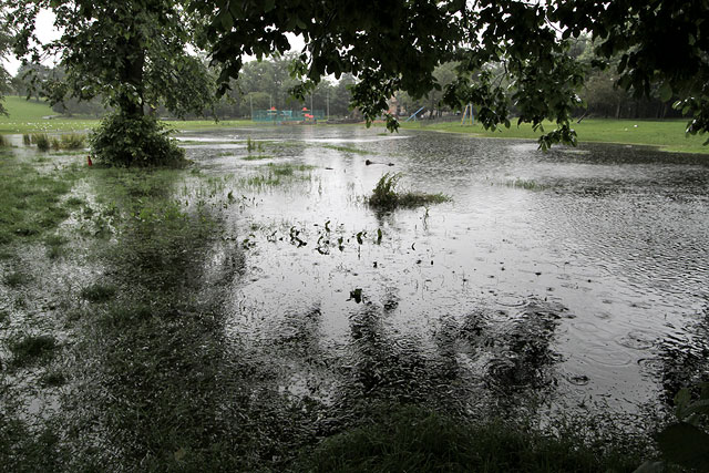 Inch Park, Liberton  -  August 2012 following heavy rain