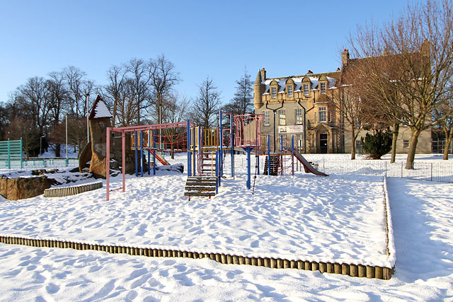 Play Park in Inch Park, and Inch House