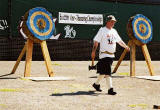 Scottish Axe-Throwing Championships at Inverleith Park  -  June 2004