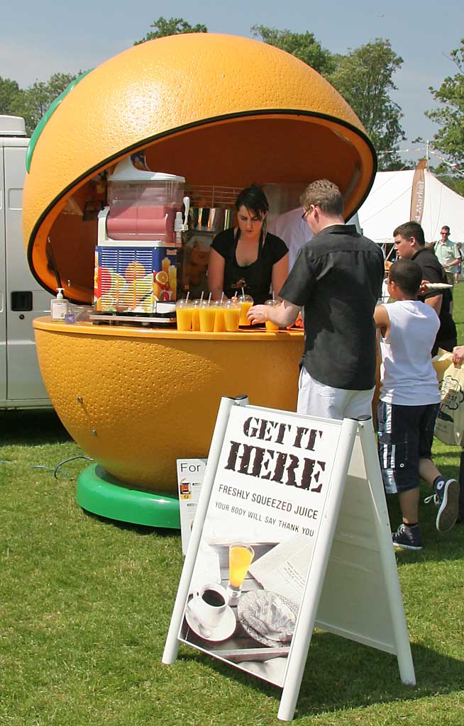 Ice Cream Van at the East Gate of Inverleith Park during 'Treefest Scotland', 2006