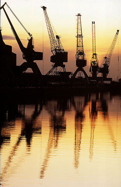 Leith Docks  -  Cranes