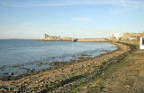 View along Lower Granton Road towards Leith Harbour