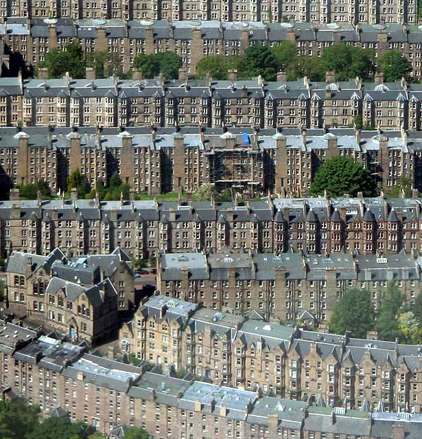 Marchmont  -  view from helicopter