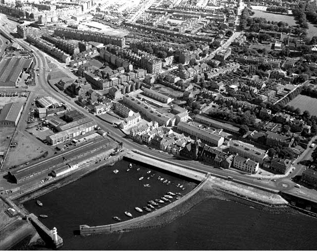 An aerial view of Newhaven  -  Photograph taken 1978