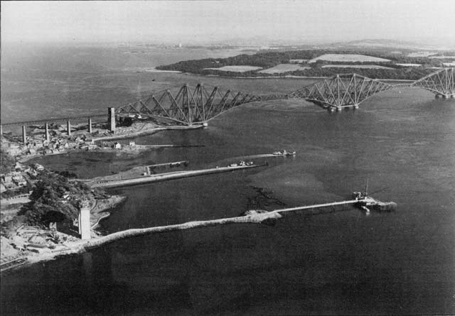 North Queensferry  -  Photograph taken in the 1950s before the opening of the Forth Road Bridge
