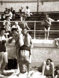 Peter and Frank Keighren at Portobello Bathing Pool