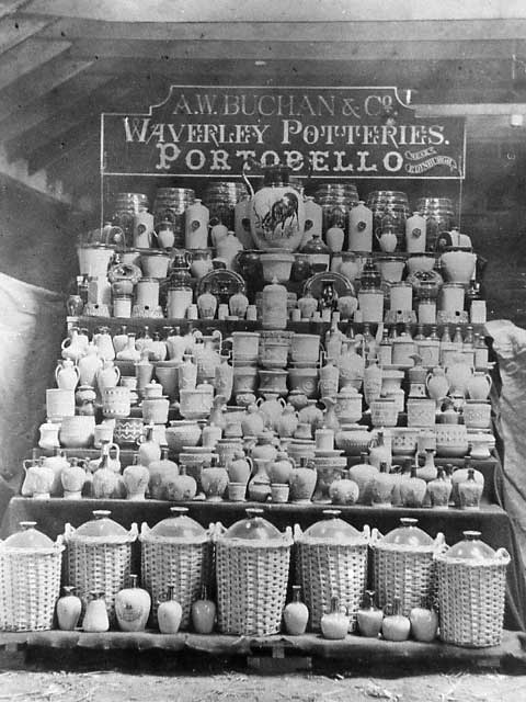 A W Buchan & Co  -  Waverley Pottery  -  Portobello  -  Ceramic Display, 1901