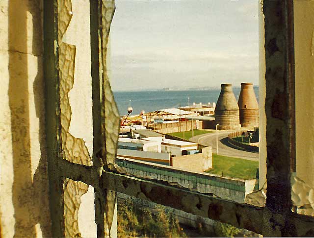 View to the SW from Portobello Open Air Pool, now closed - 1985