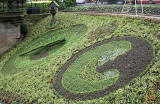 Winter Floral Clock in West Princes Street Gardens  -  January 8, 2007