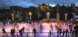 Edinburgh Ice Rink in East Princes Street Gardens  -  Christmas Eve, 2011