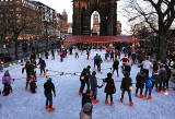 Ice Rink in East Princes Street Gardens  -  Christmas 2013