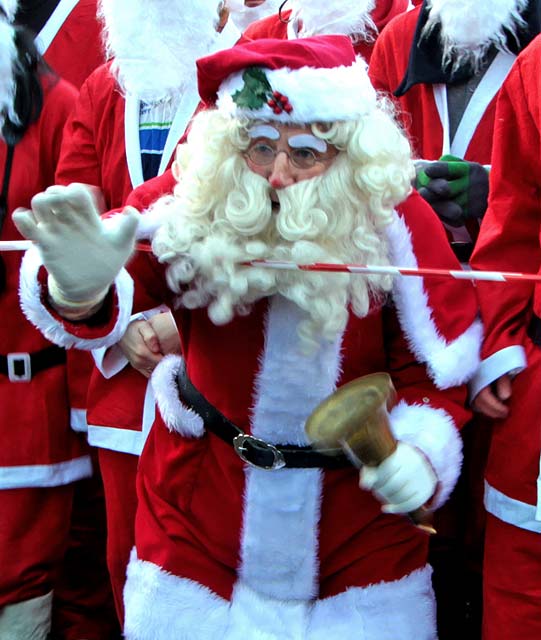 Santa Run December 2010  -  West Princes Street Gardens