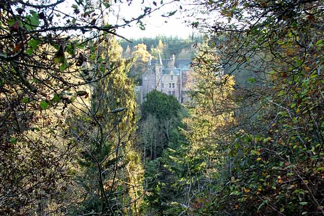 Roslin Glen  -  Vlley of the North Esk River  -  about seven miles south of the centre of Edinburgh  November 2005