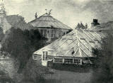 Photo taken in 1854 of the 1834 Palm House at Royal Botanic Garden, Inverleith