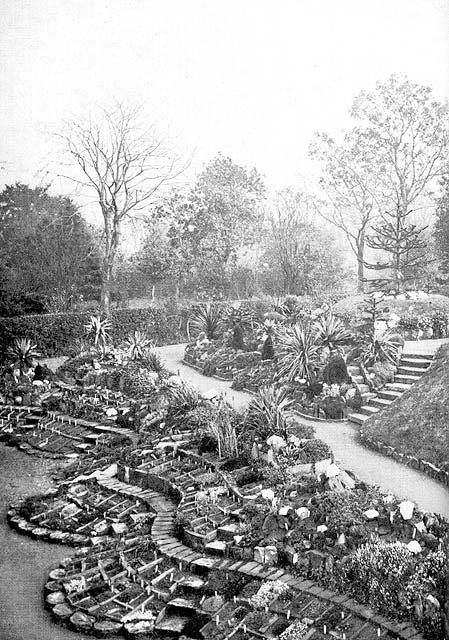 Rock Garden, Royal Botanic Garden, Inverleith, Edinburgh  -  Rock Garden constructed around 1870