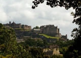 View to Edinburgh Castle, from the Royal Botanic Garden, Inverleith, Edinburgh