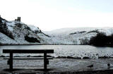 St Margaret's Loch in Holyrood Park - in winter