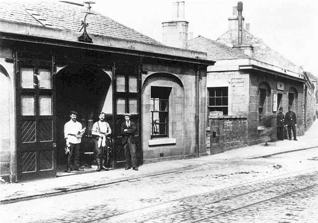 Former Fire Station in Henderson Row  -  early photograph